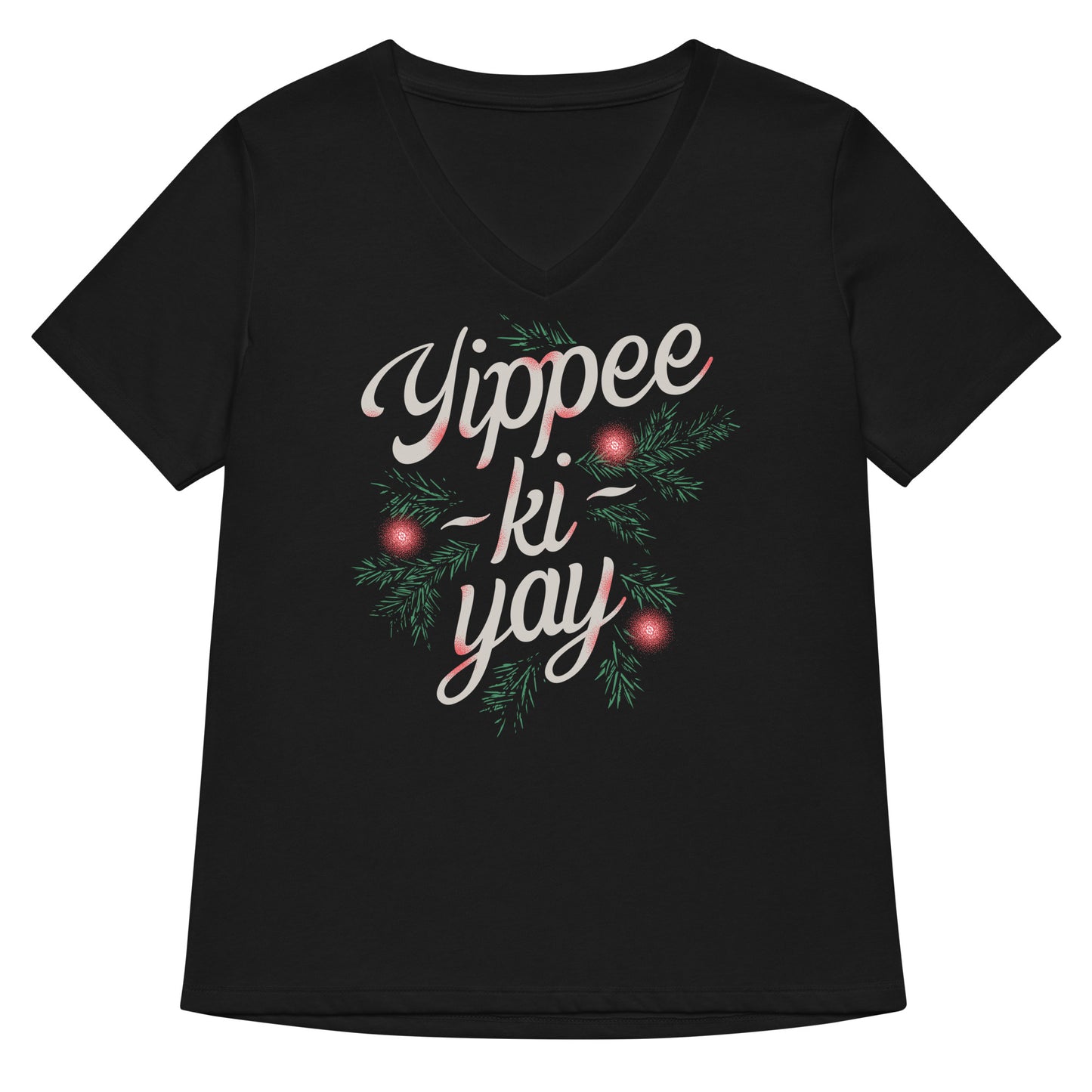 Yippee-Ki-Yay Women's V-Neck Tee