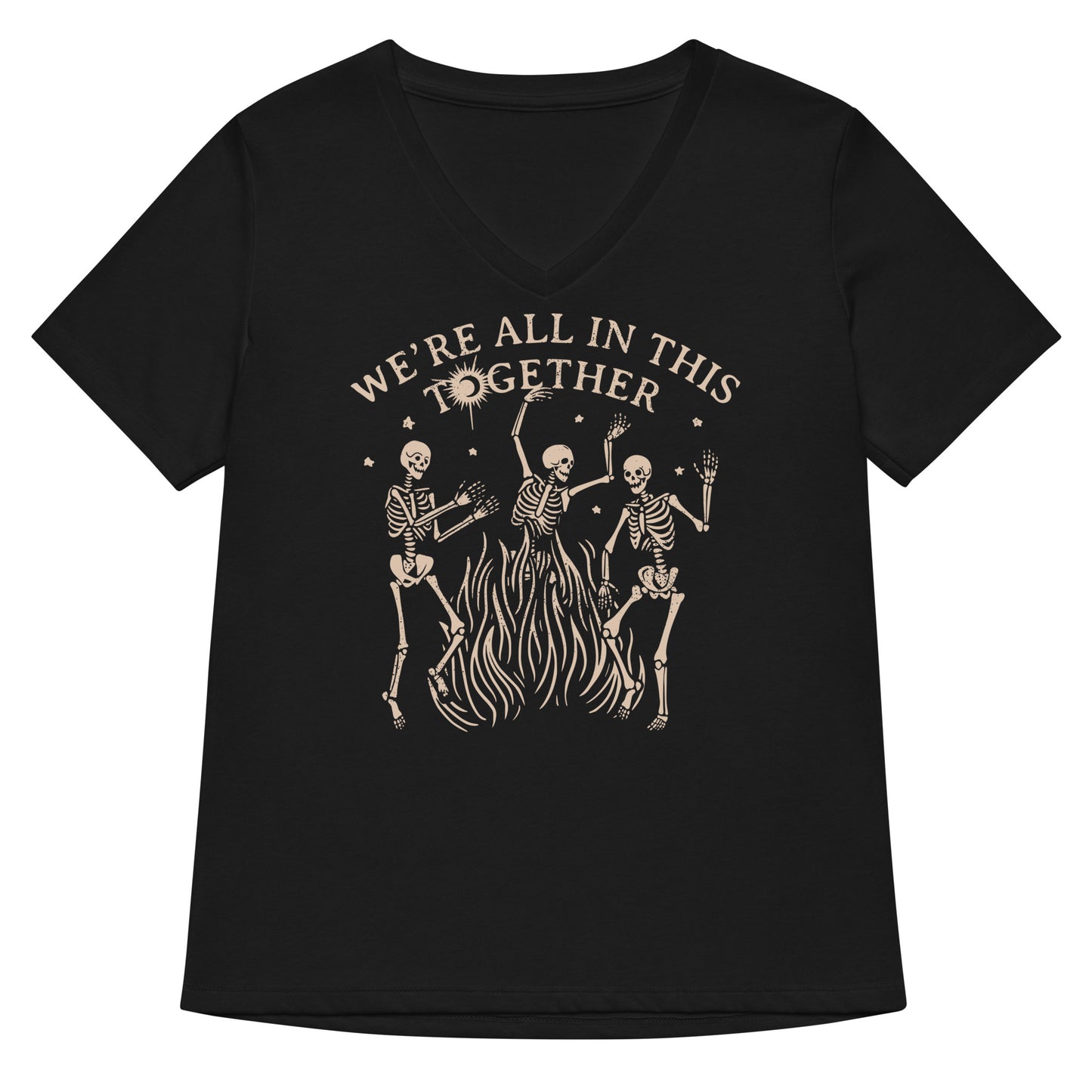 We're All In This Together Women's V-Neck Tee