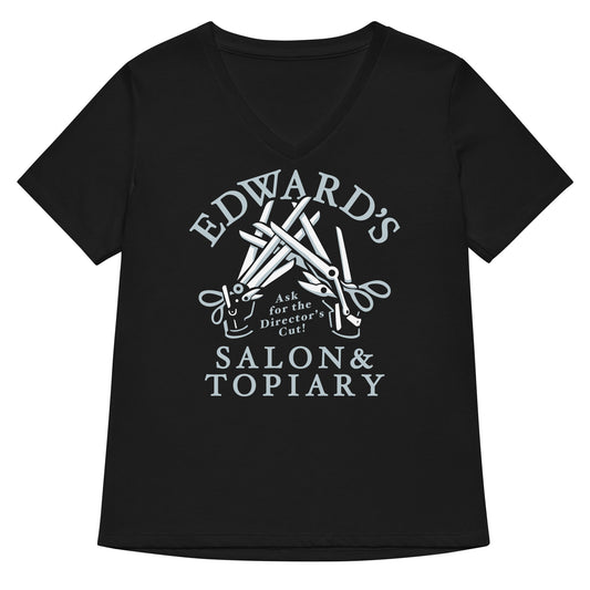 Edward's Salon and Topiary Women's V-Neck Tee