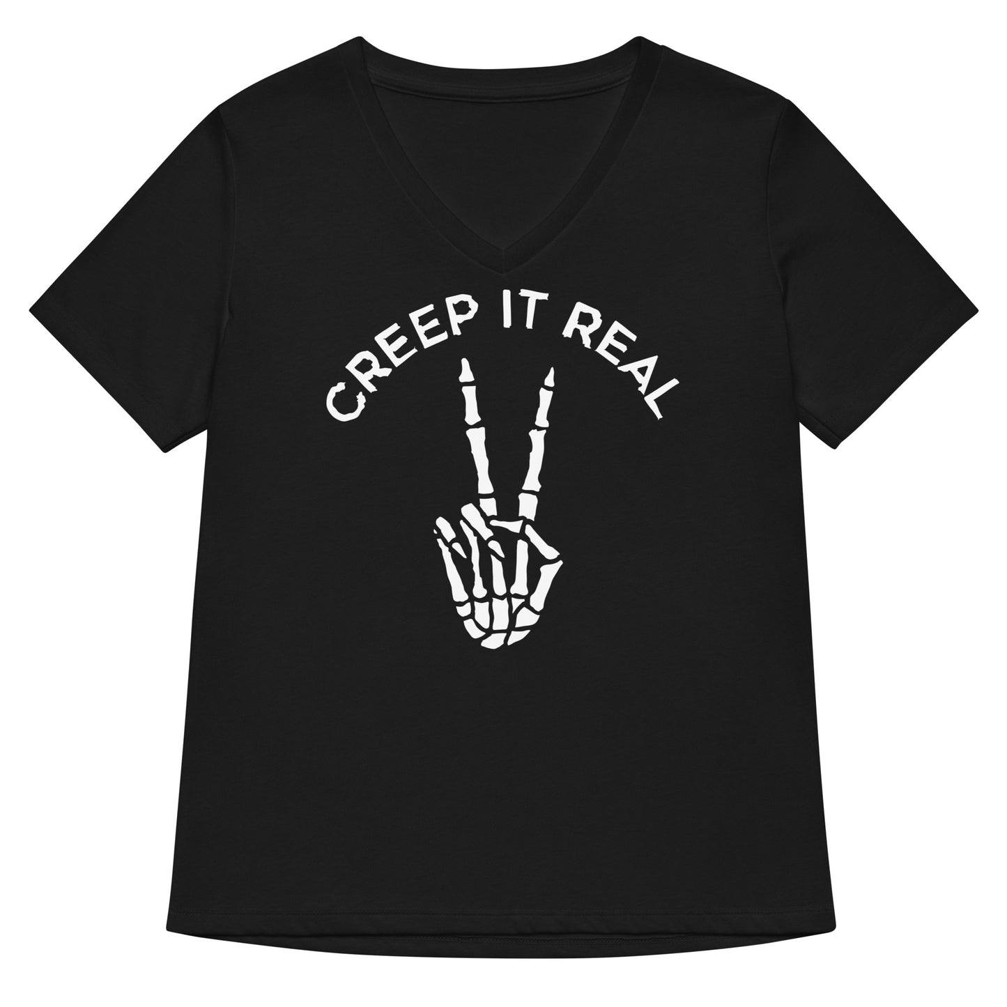 Creep It Real Women's V-Neck Tee