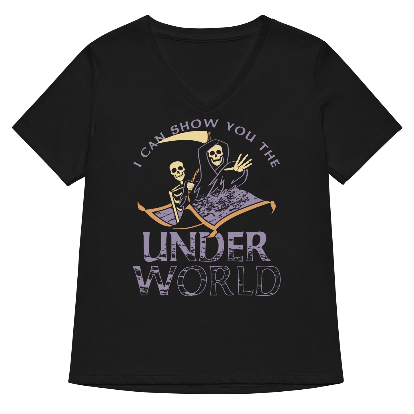 I Can Show You The Under World Women's V-Neck Tee