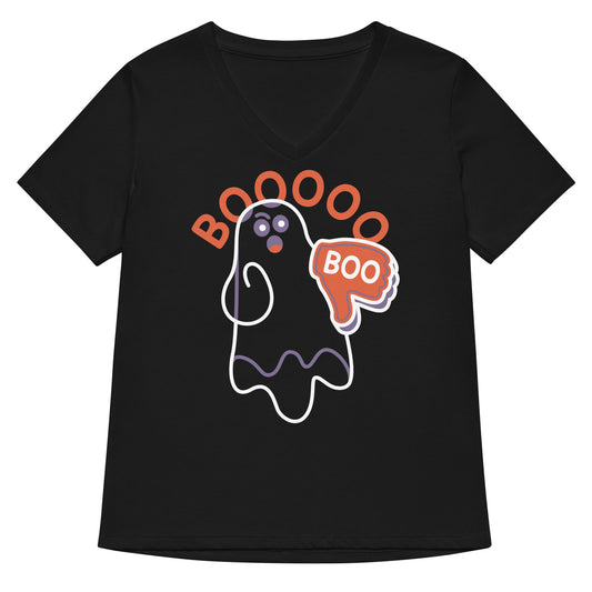 Ghost Boo Women's V-Neck Tee