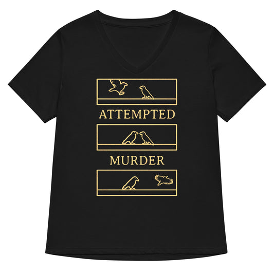 Attempted Murder Women's V-Neck Tee