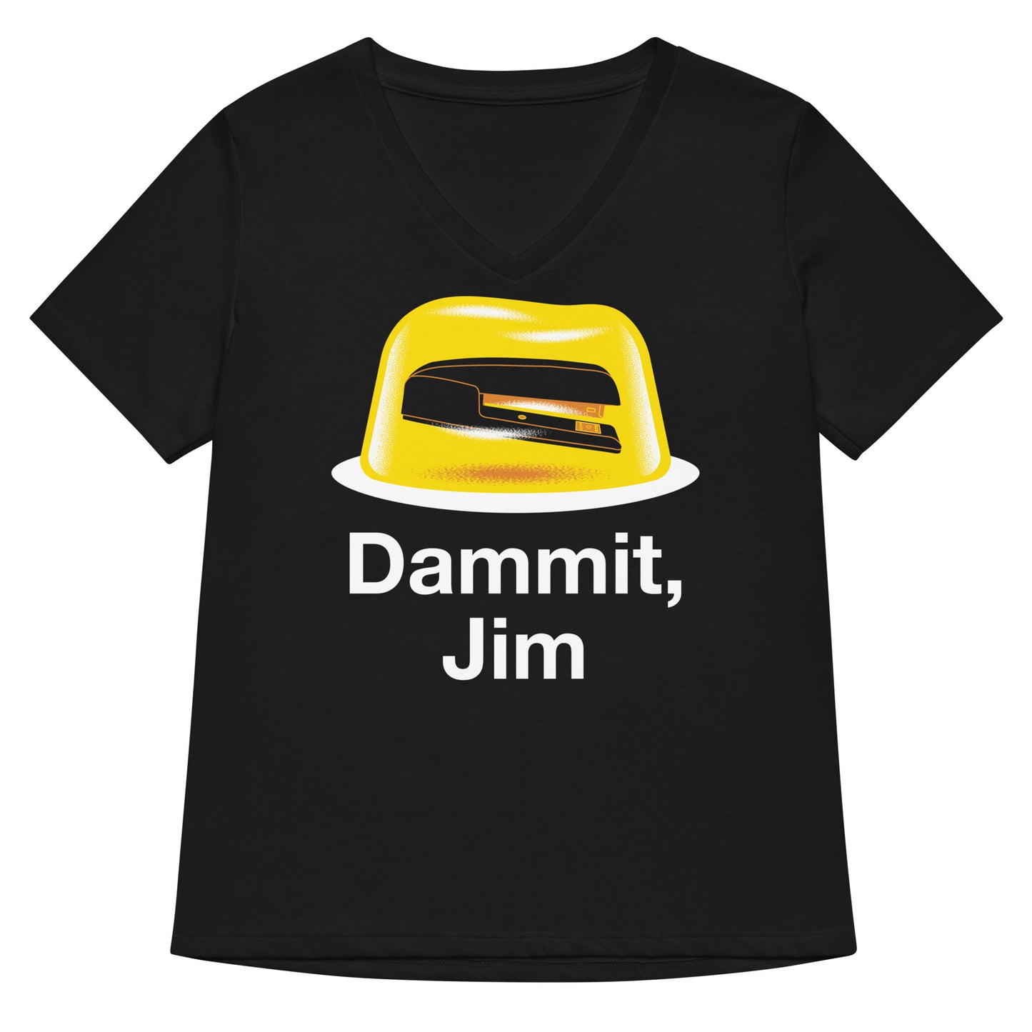 Dammit, Jim Women's V-Neck Tee