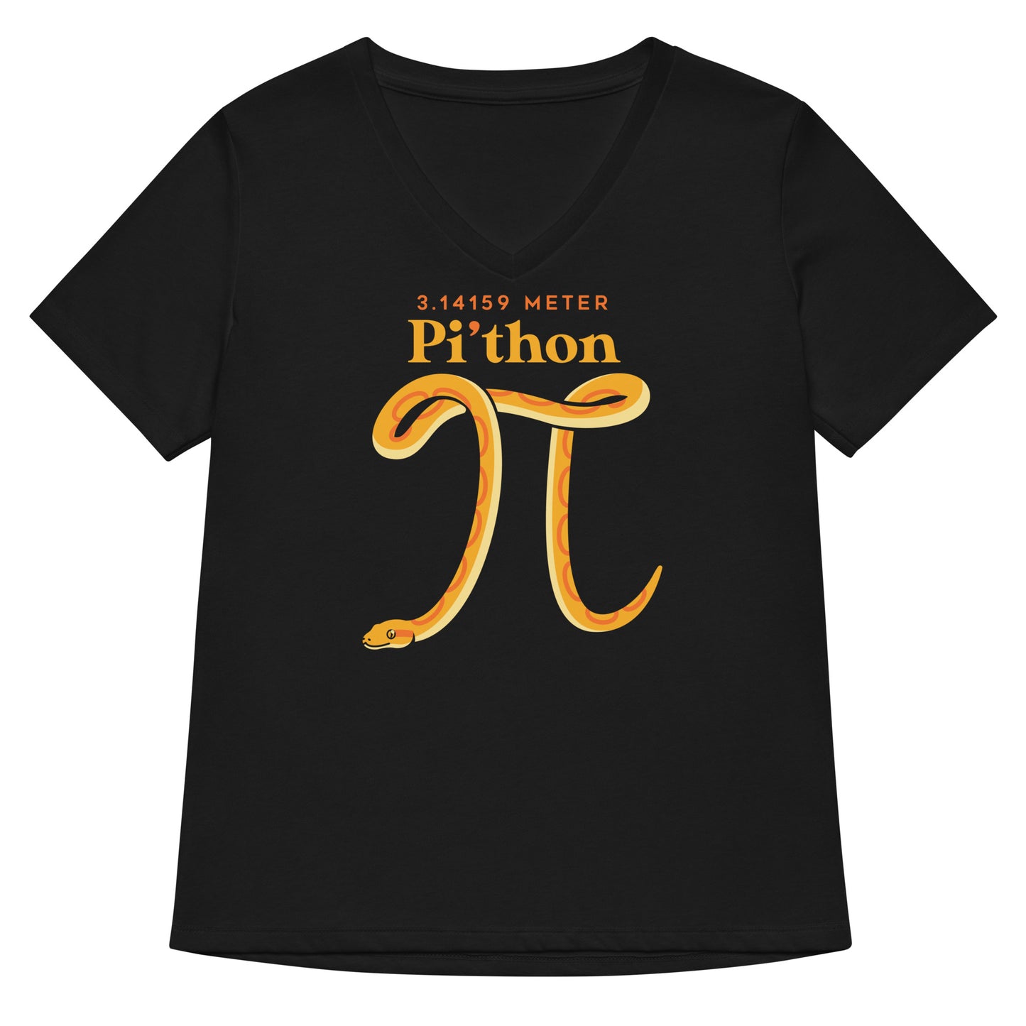 Pi-thon Women's V-Neck Tee