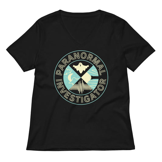 Paranormal Investigator Women's V-Neck Tee