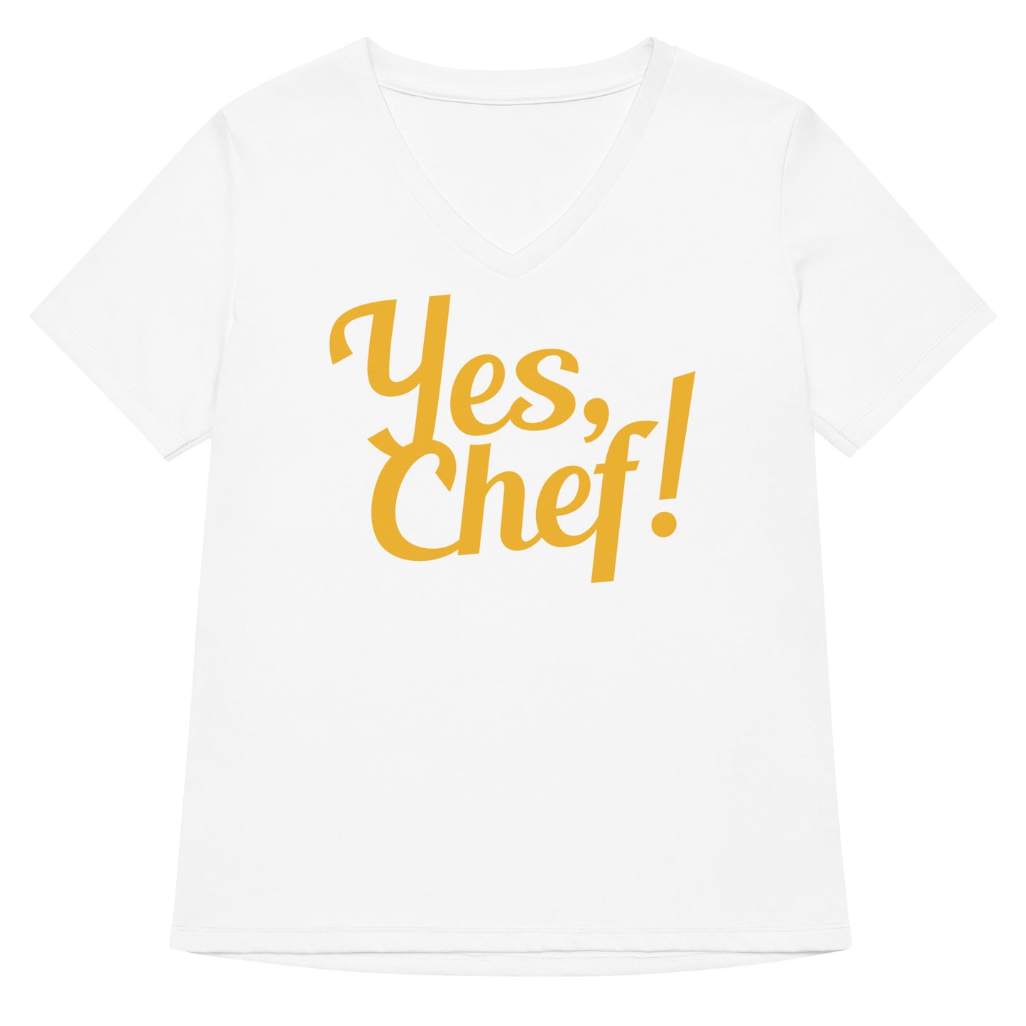 Yes, Chef! Women's V-Neck Tee