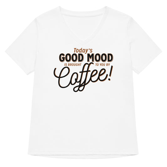 Today's Good Mood Women's V-Neck Tee