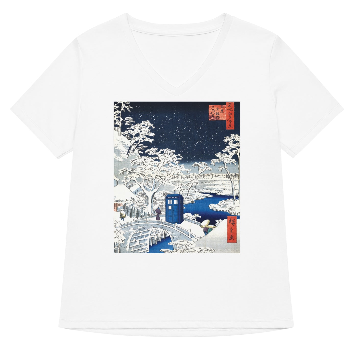 Snow Bridge Women's V-Neck Tee