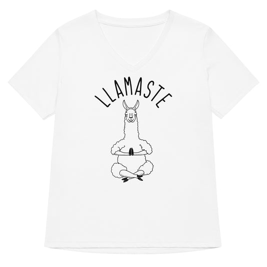 Llamaste Women's V-Neck Tee