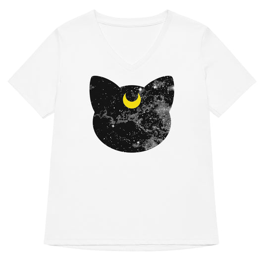 Luna Sky Women's V-Neck Tee