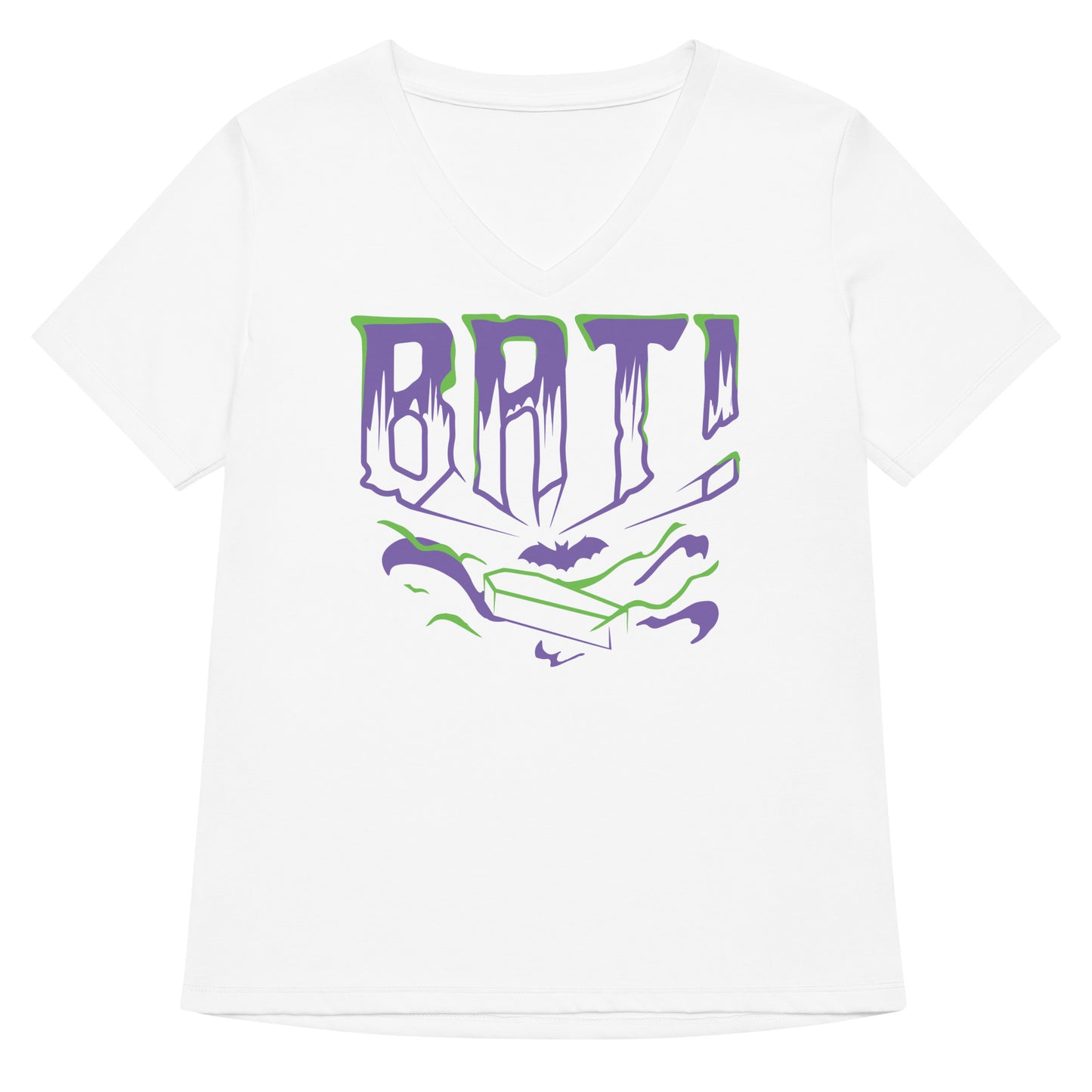 Bat! Women's V-Neck Tee