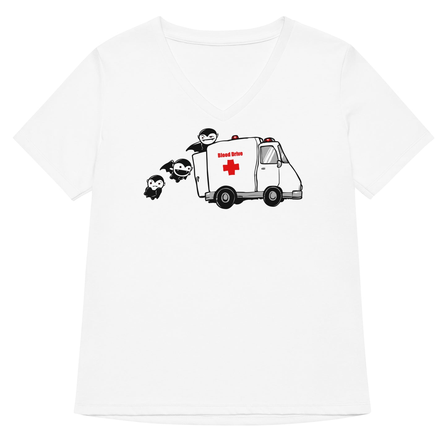 Blood Drive Vampires Women's V-Neck Tee