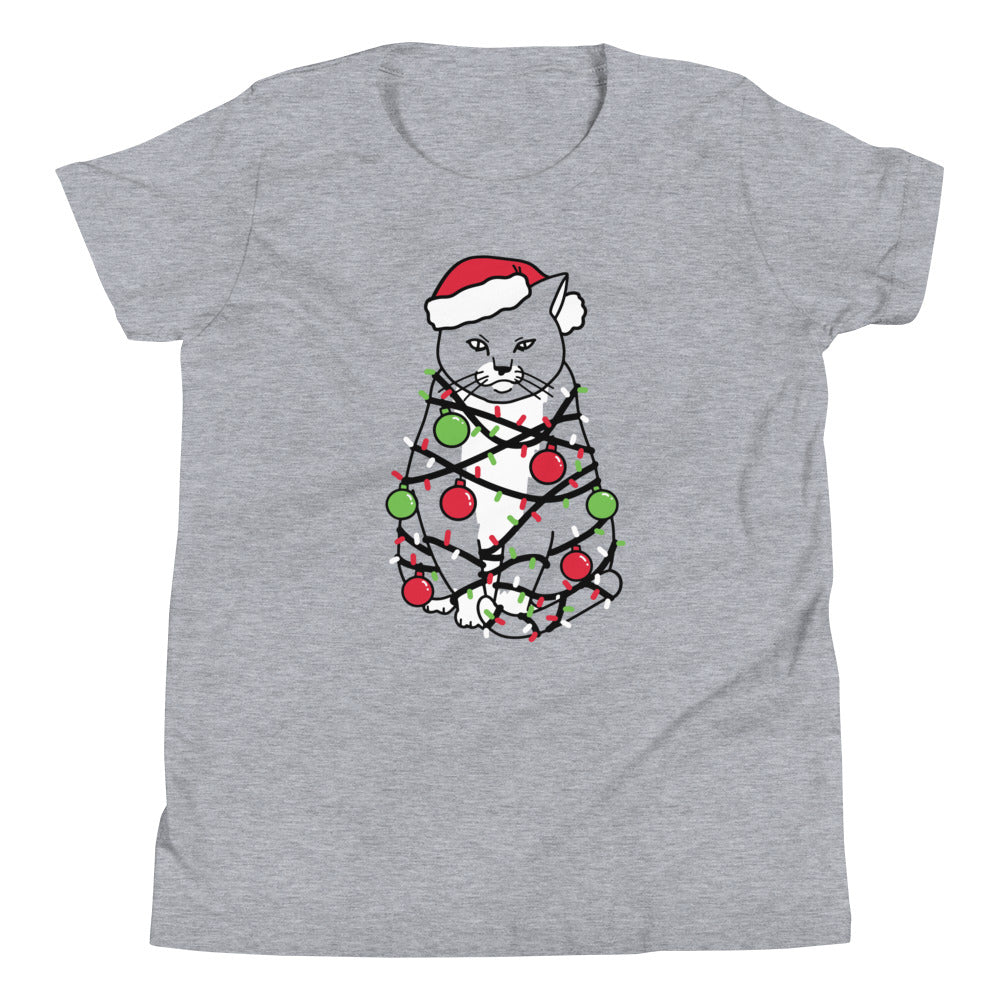 Meowy Christmas Kid's Youth Tee