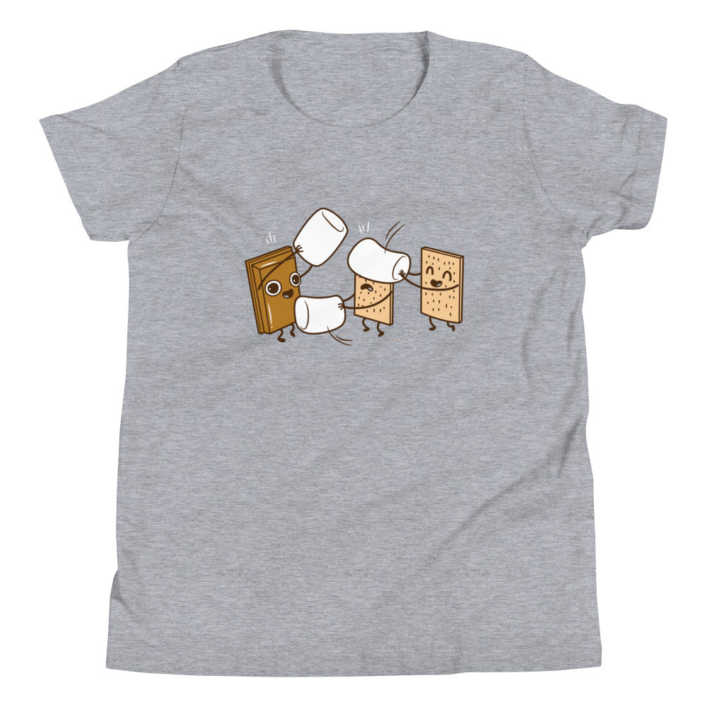 How S'mores Are Made Kid's Youth Tee