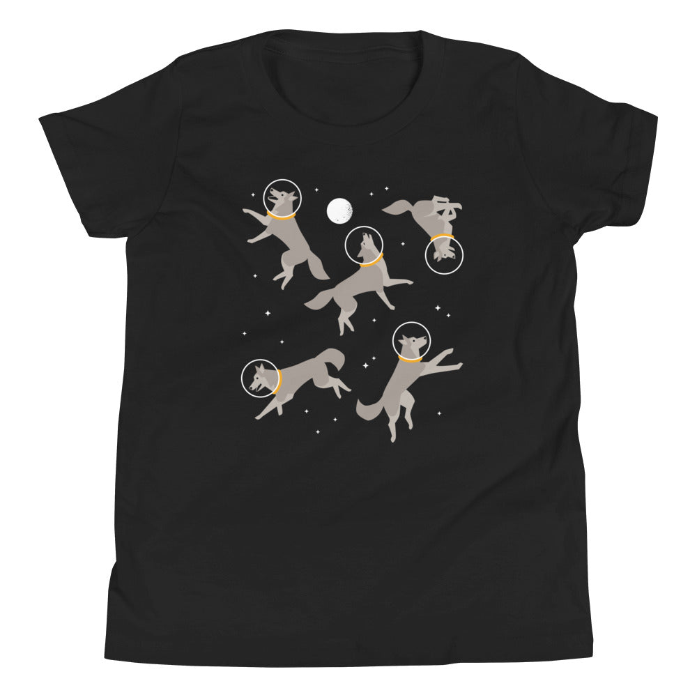 Wolves In Space Kid's Youth Tee