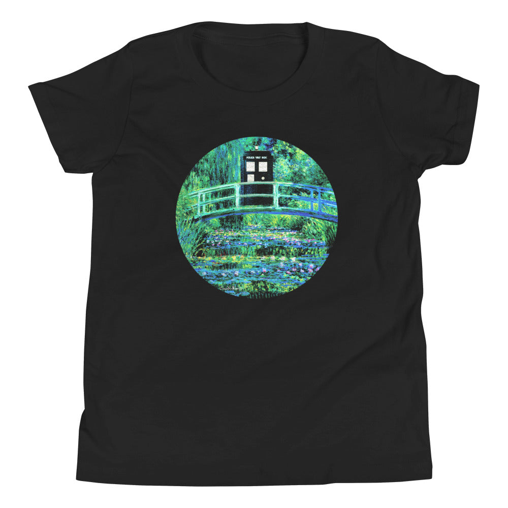 Water Lilies Police Box Kid's Youth Tee