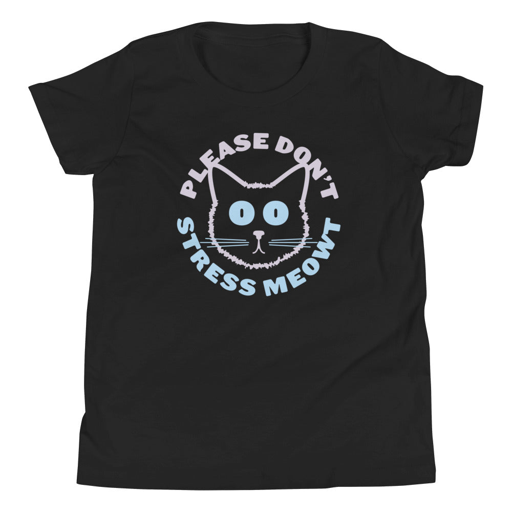 Please Don't Stress Meowt Kid's Youth Tee