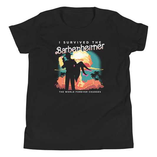 I Survived The Barbenheimer Kid's Youth Tee