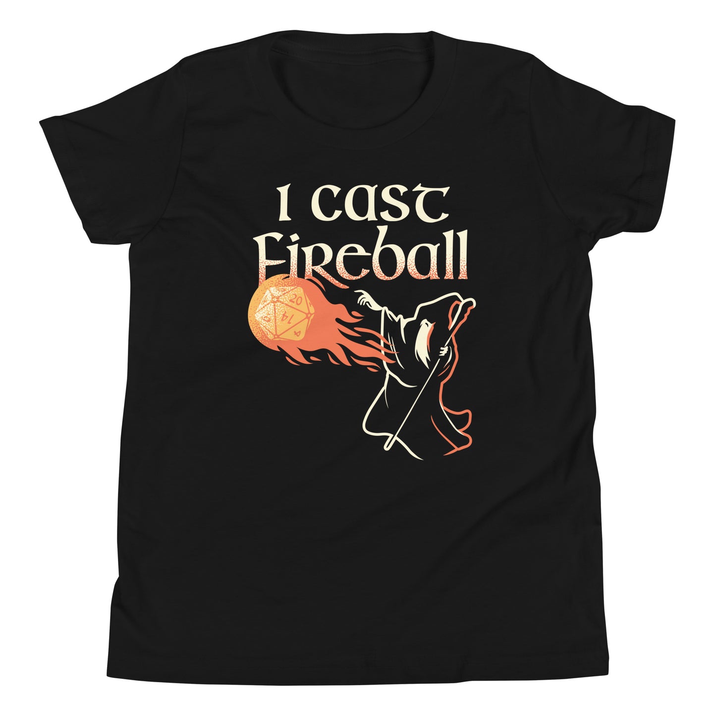 I Cast Fireball Kid's Youth Tee