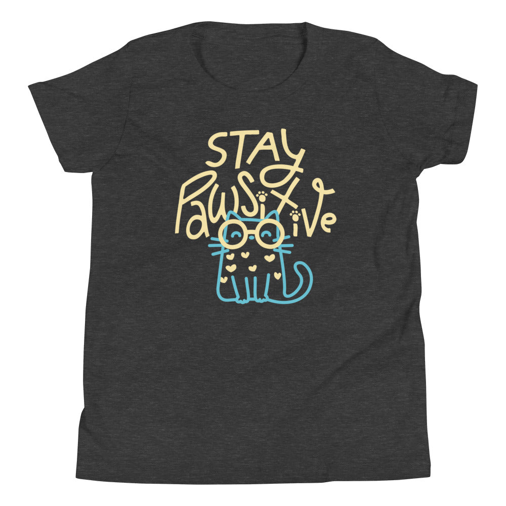 Stay Pawsitive Kid's Youth Tee