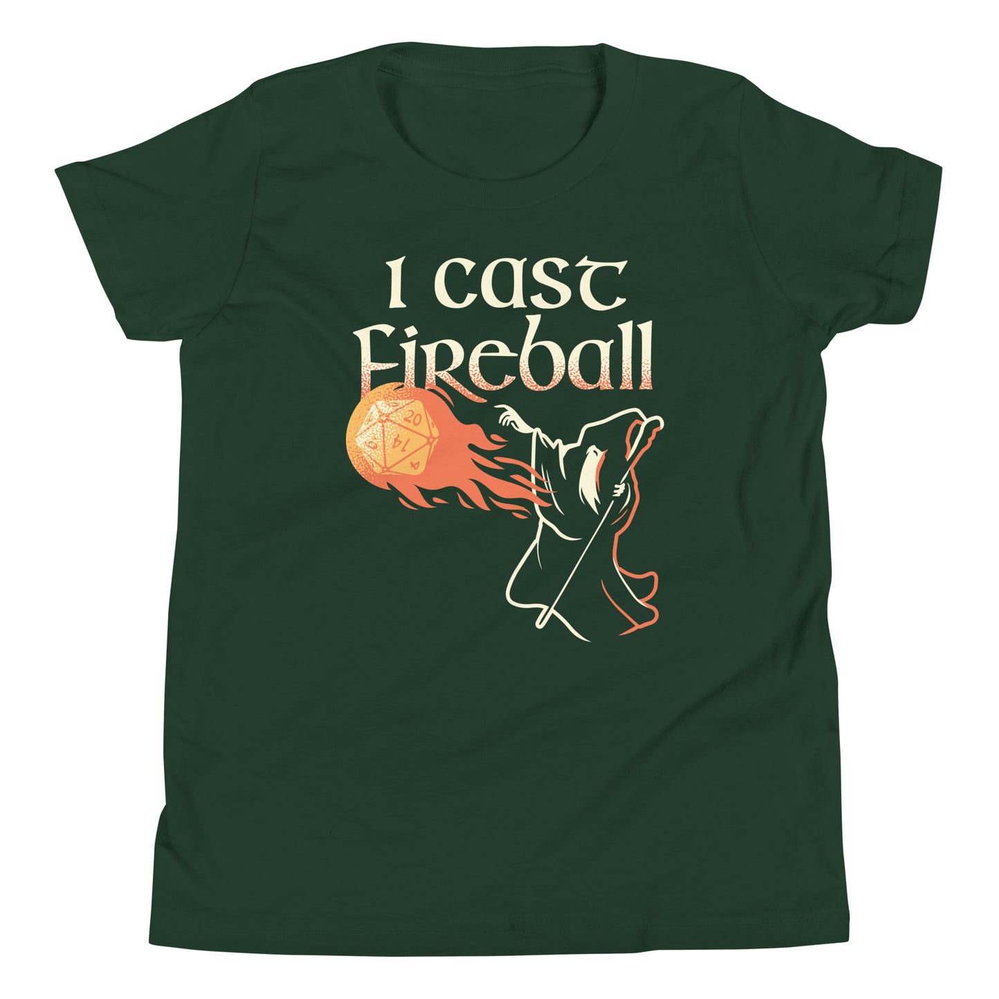 I Cast Fireball Kid's Youth Tee