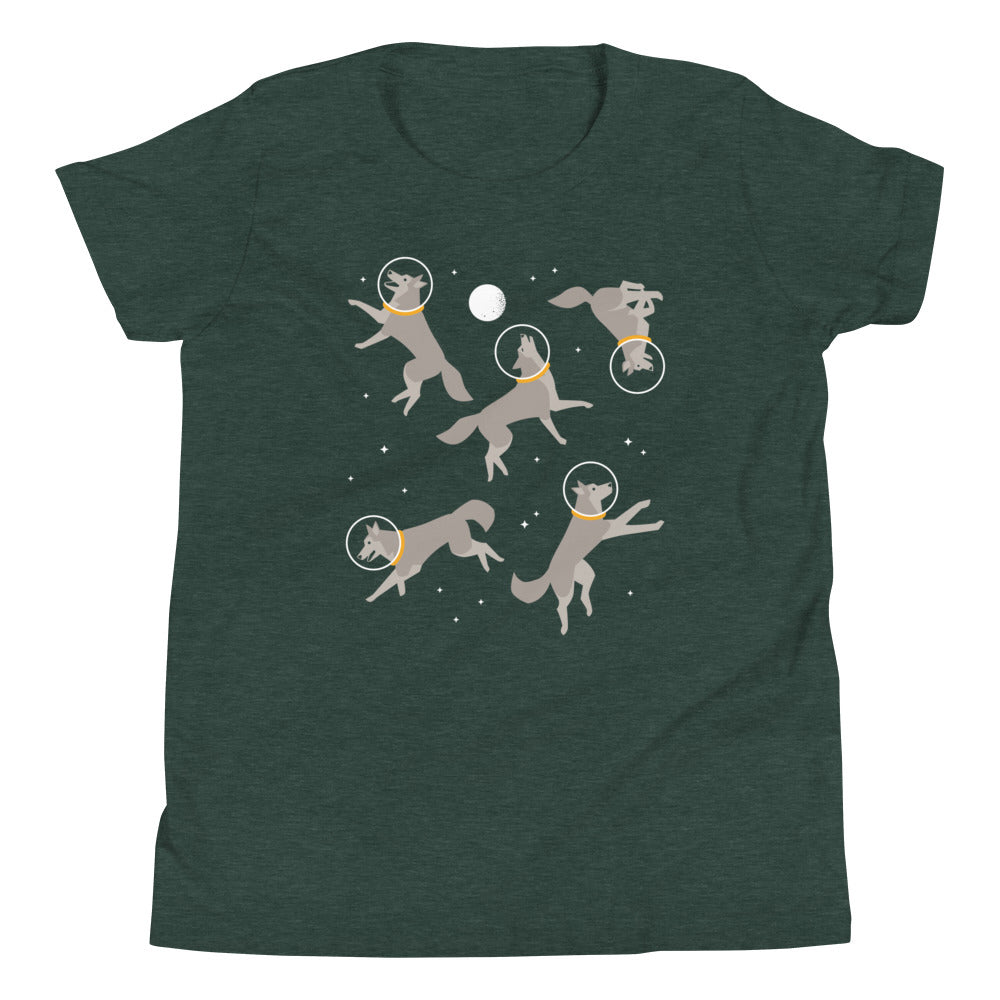 Wolves In Space Kid's Youth Tee