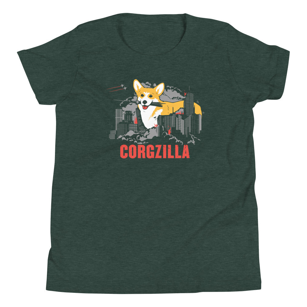 Corgzilla Kid's Youth Tee