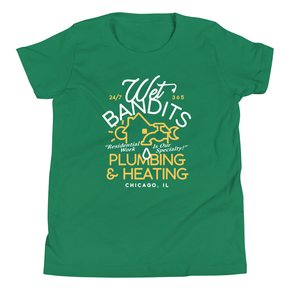 Wet Bandits Plumbing & Heating Kid's Youth Tee