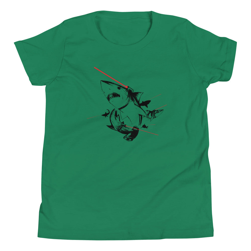 Sharks With Lasers Kid's Youth Tee