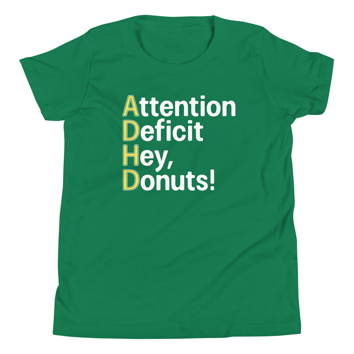 Attention Deficit Hey, Donuts! Kid's Youth Tee