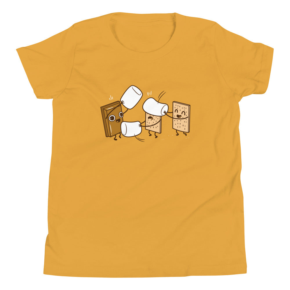 How S'mores Are Made Kid's Youth Tee