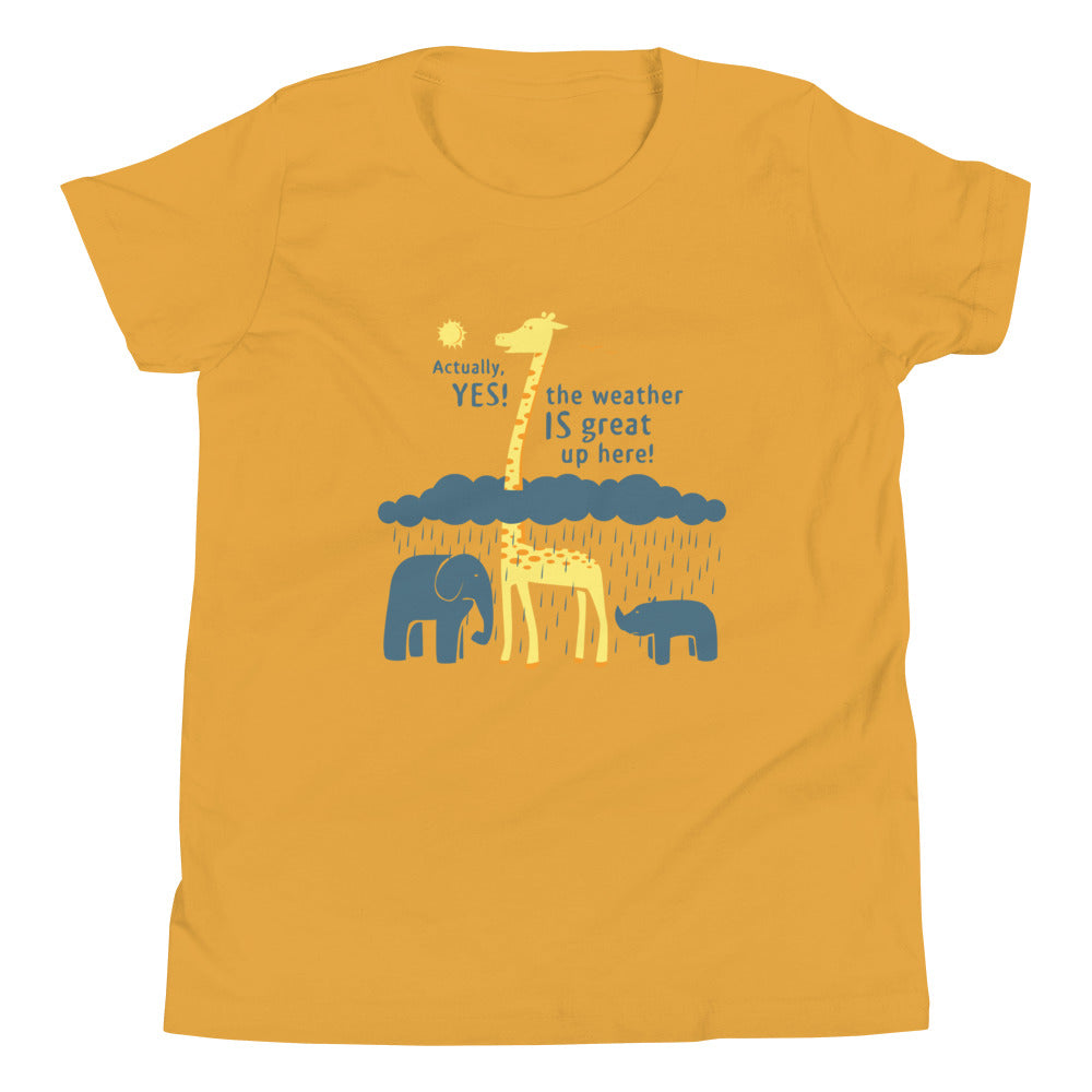 The Weather Is Great Up Here! Kid's Youth Tee