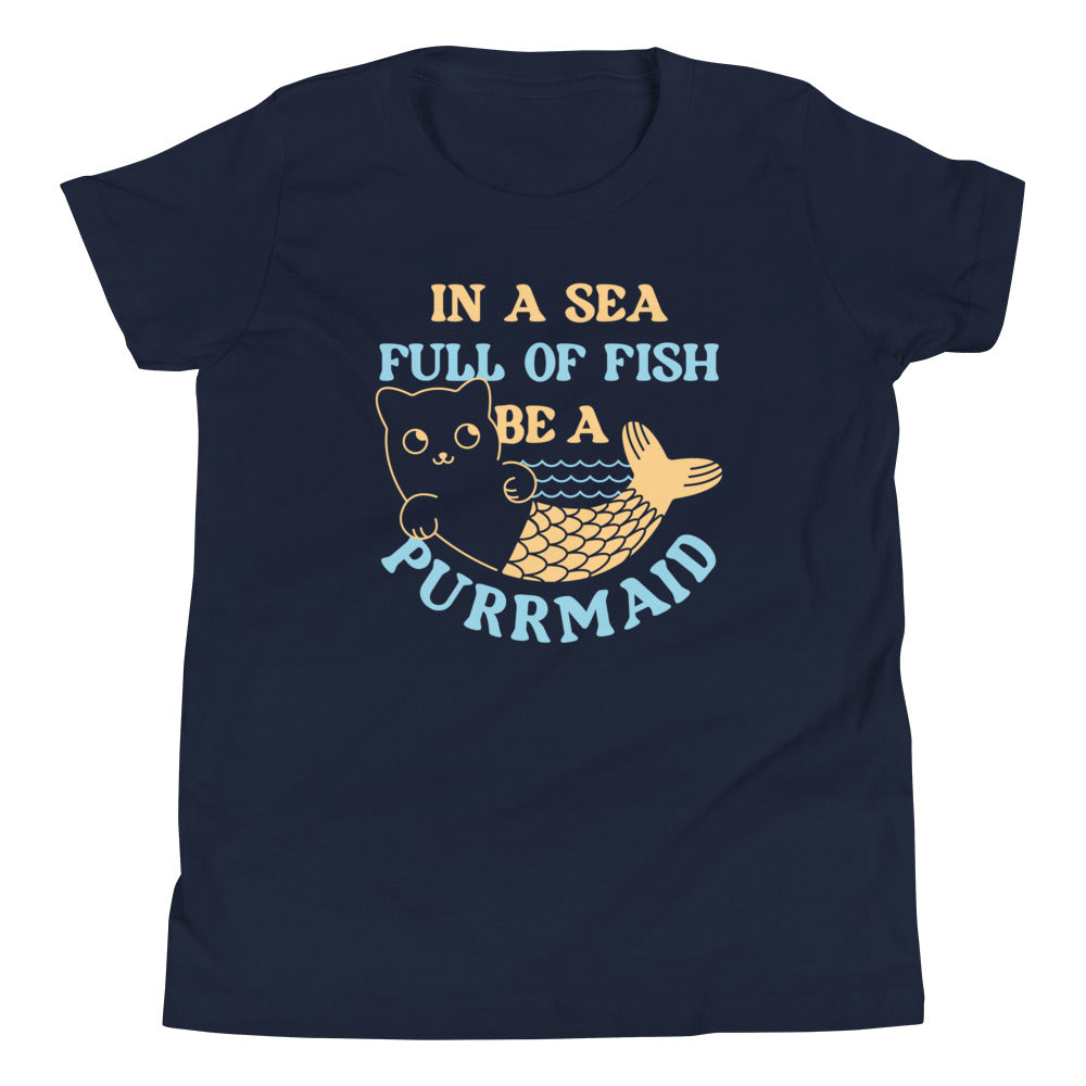 Be A Purrmaid Kid's Youth Tee