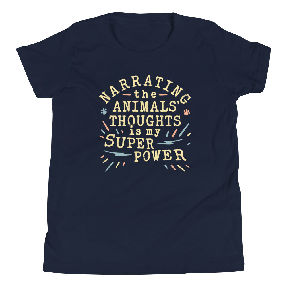 Narrating The Animals Thoughts Kid's Youth Tee