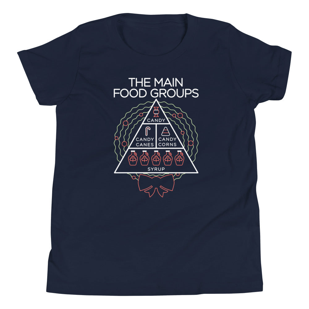 The Main Food Groups Kid's Youth Tee