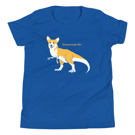 Tyrannocorgis Rex Kid's Youth Tee