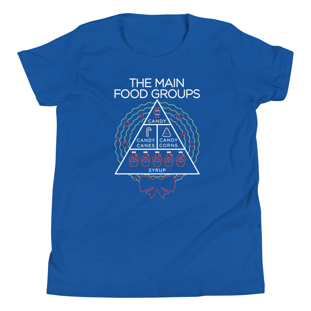 The Main Food Groups Kid's Youth Tee