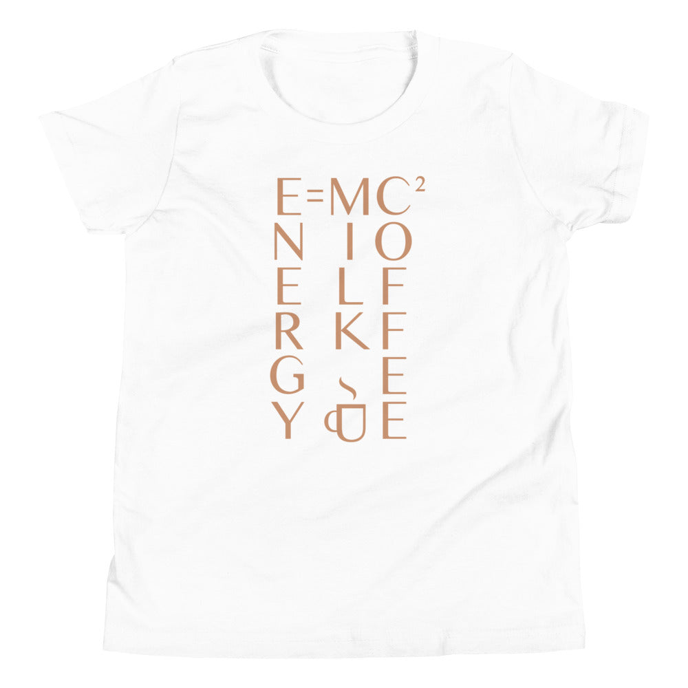 Energy Equals Milk Times Coffee Squared Kid's Youth Tee