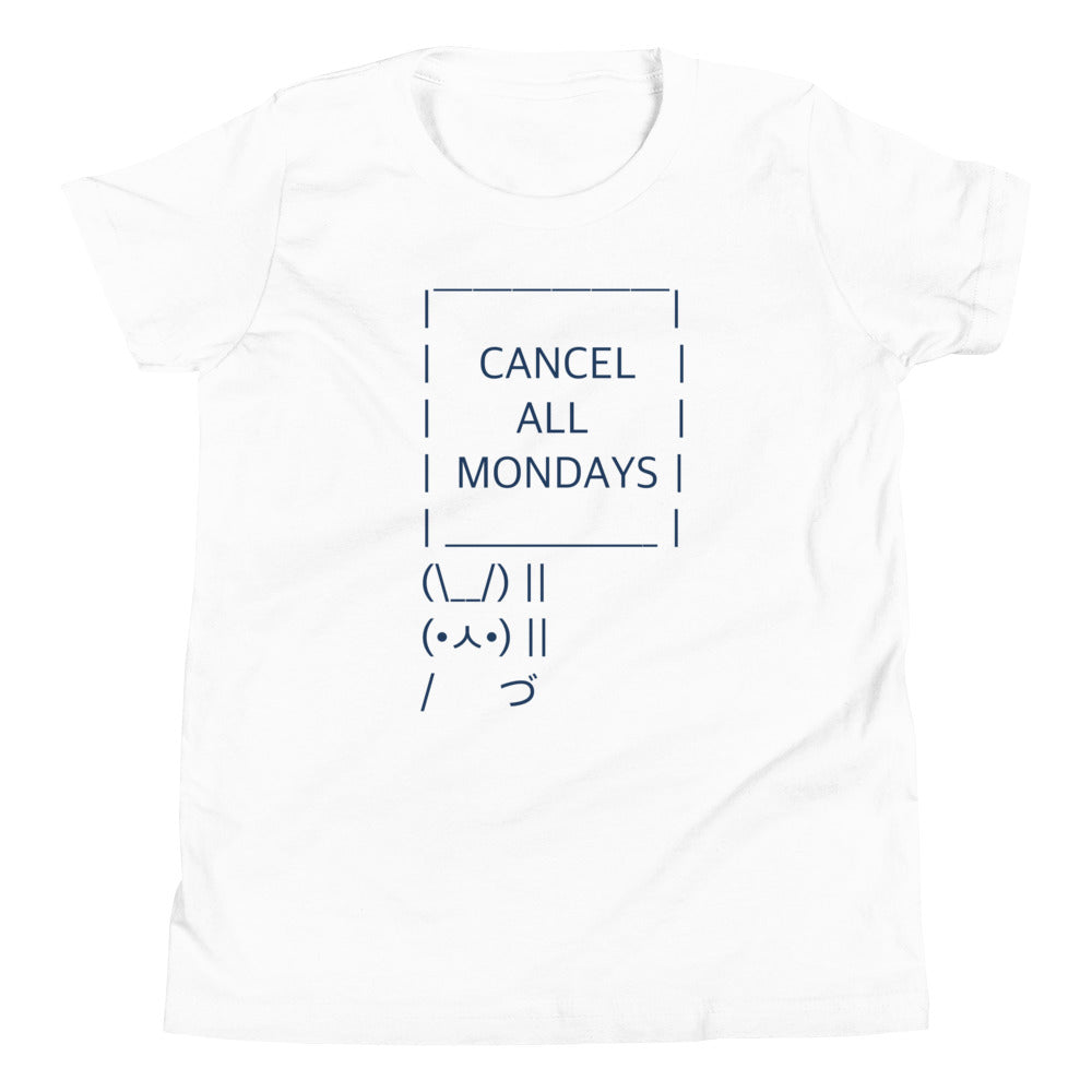 Cancel All Mondays Bunny Kid's Youth Tee