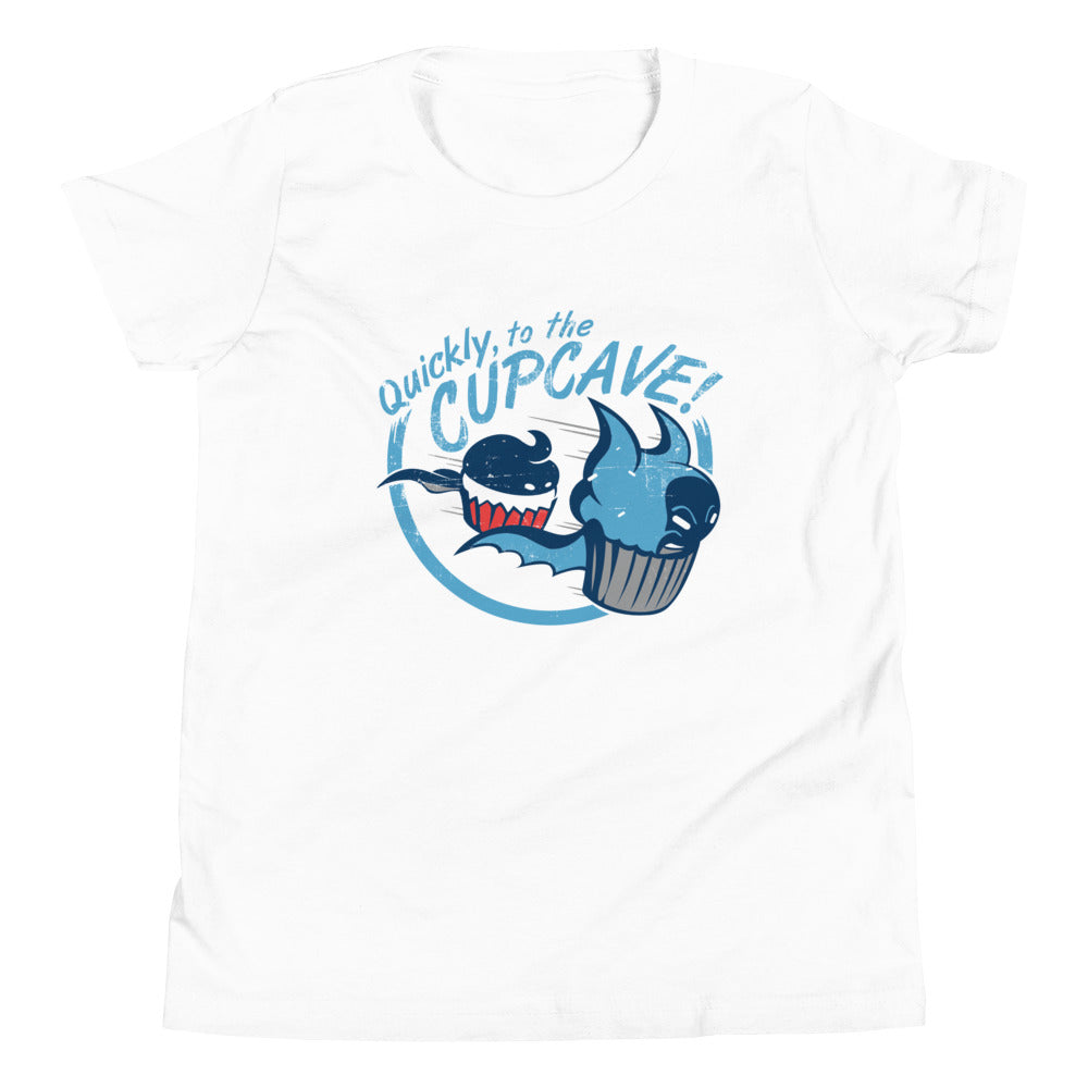 Quickly, To The Cupcave! Kid's Youth Tee